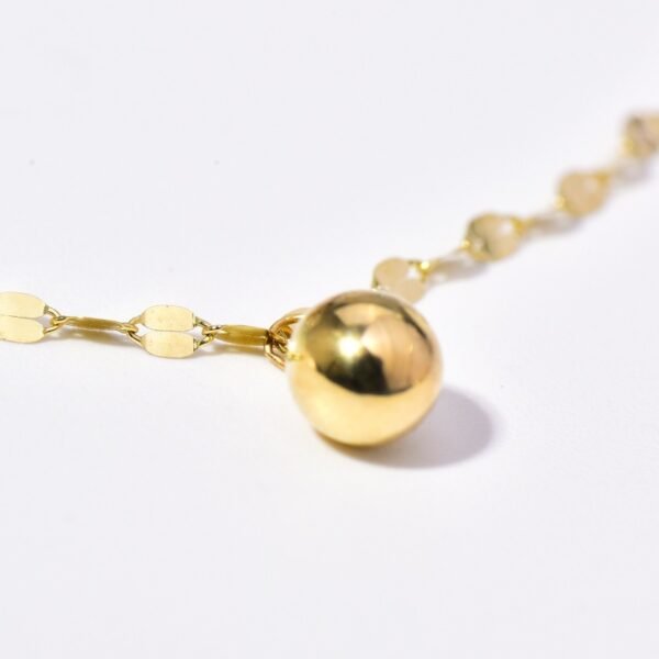 Shiny Lips Leaf Simple Anklet - Image 5