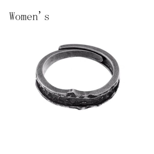 Couple Love Personality Male and Female Thai Silver Ring - Image 3