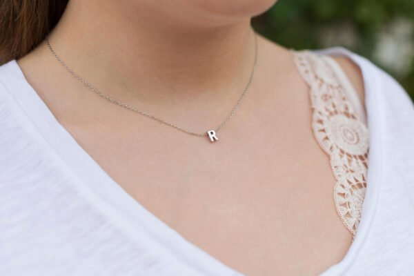 Simple Letter Chain 26 Letter Necklace - Image 2