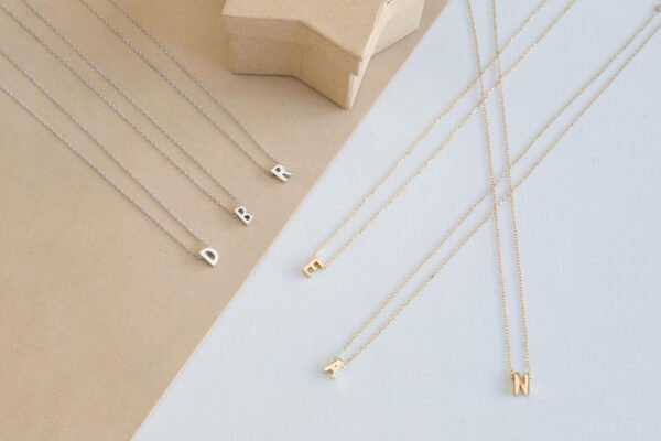 Simple Letter Chain 26 Letter Necklace - Image 9