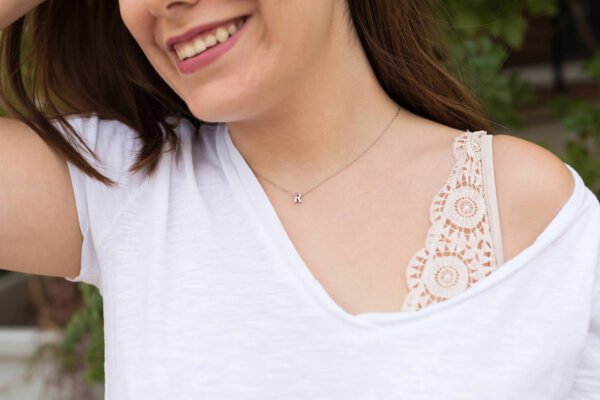 Simple Letter Chain 26 Letter Necklace - Image 7