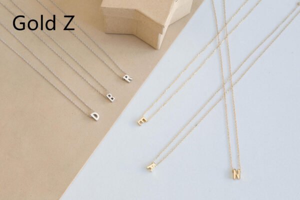 Simple Letter Chain 26 Letter Necklace - Image 10