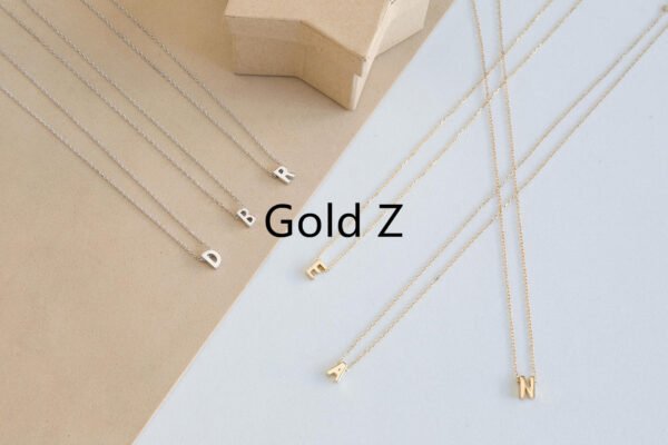 Simple Letter Chain 26 Letter Necklace - Image 4