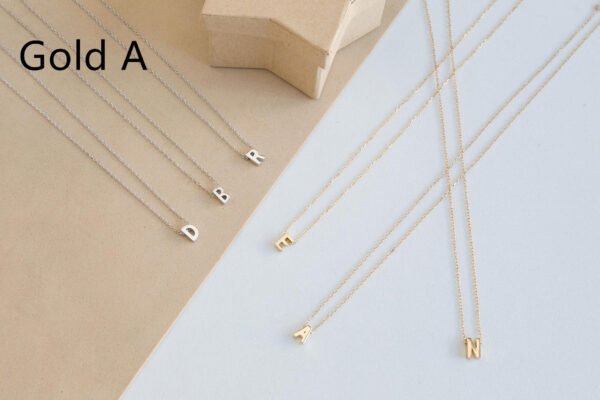 Simple Letter Chain 26 Letter Necklace - Image 6