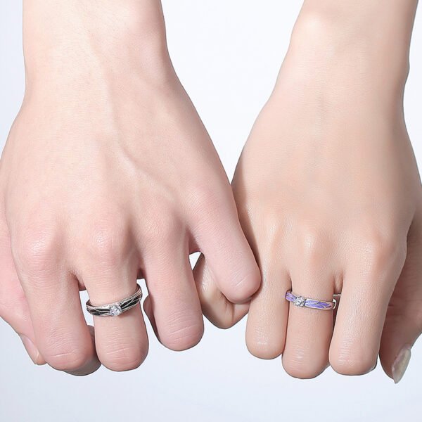 Original Angel Wing Couple Ring - Image 6