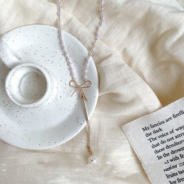 New Niche Design Pearl Necklace Women"s Fashion Cool Wind - Image 3