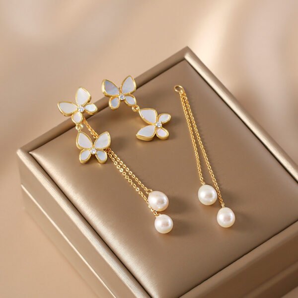 New Trendy Exquisite Sweet Butterfly Long Tassel Earrings - Image 5