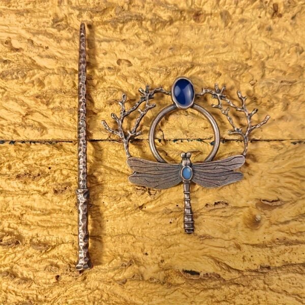 Dragonfly Branch Gem Hairpin Women's Personalized Hair Accessories - Image 5