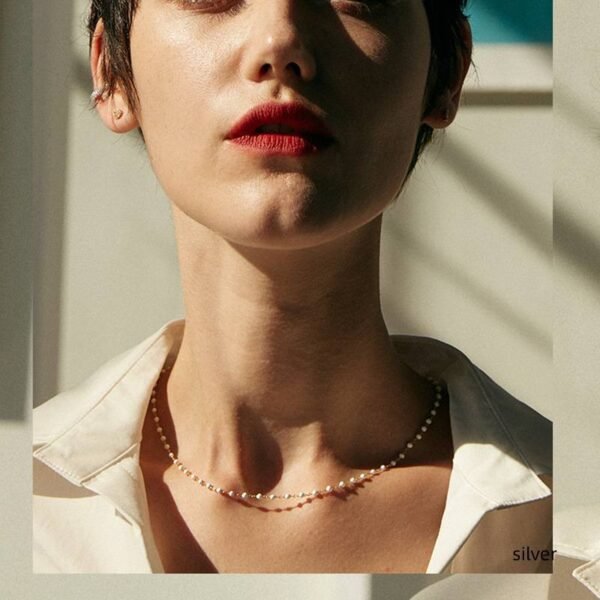Short collarbone Necklace - Image 9
