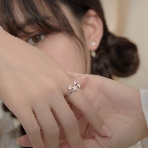 Sterling Silver Daisy Flower Niche Design Ring