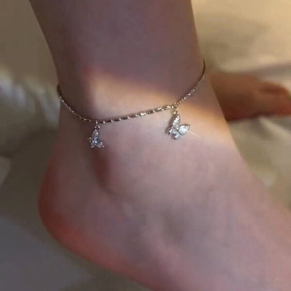 Women's Summer Simple Temperament Butterfly Anklet - Image 2