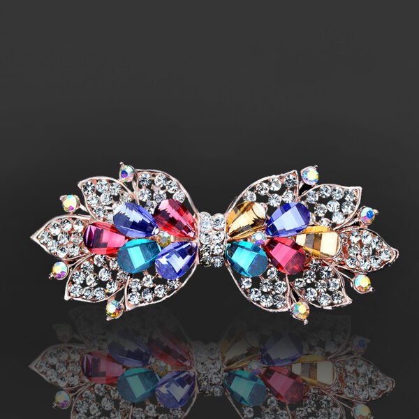 Rhinestone Barrettes Female Word Spring Clip - Image 9