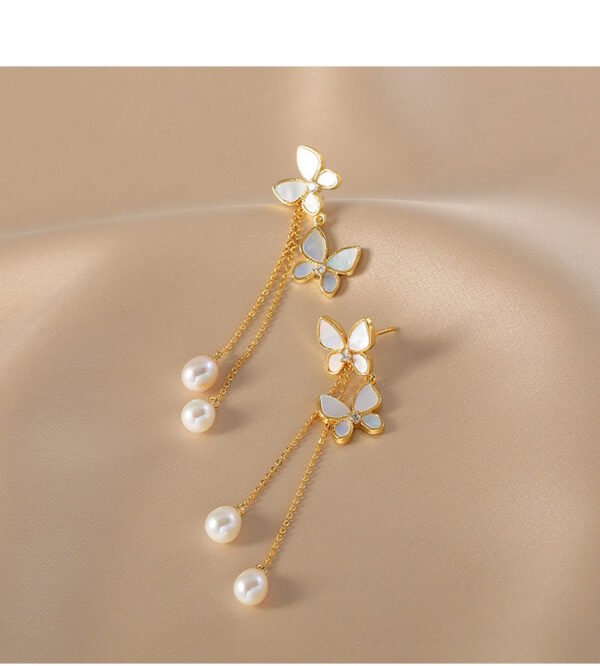 New Trendy Exquisite Sweet Butterfly Long Tassel Earrings - Image 9
