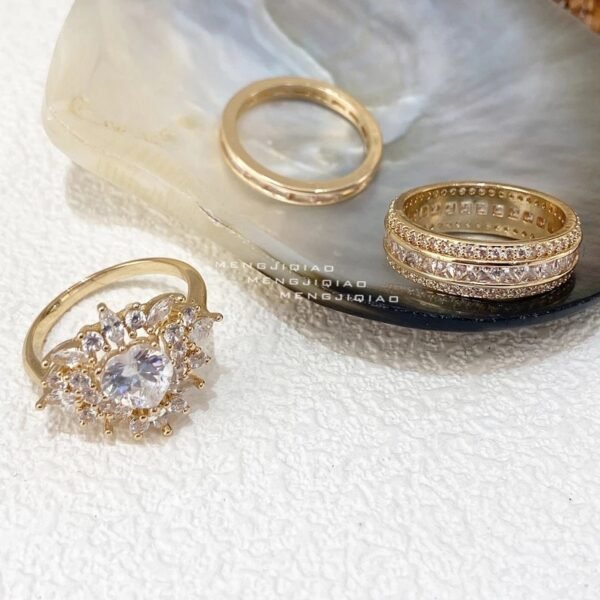 Fashion Love Diamond Ring Girl - Image 4