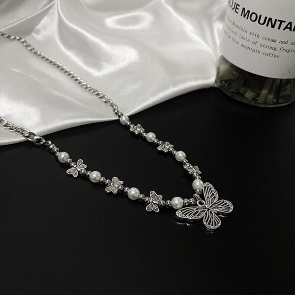 Japanese And Korean Butterfly Necklace Niche Design Clavicle Chain - Image 4