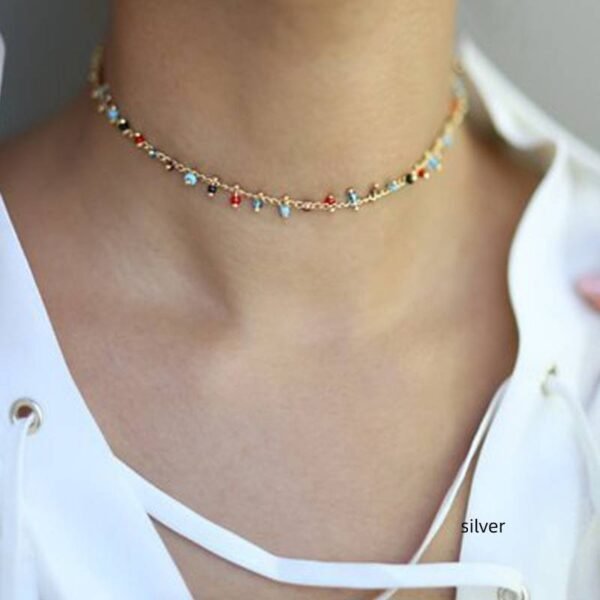 Short collarbone Necklace - Image 5