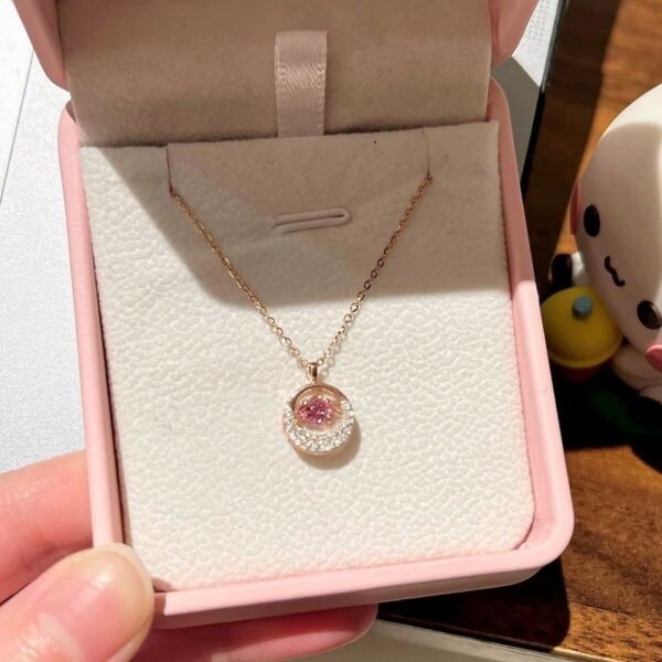 Pulse Heart Mobius Diamond Necklace - Image 5