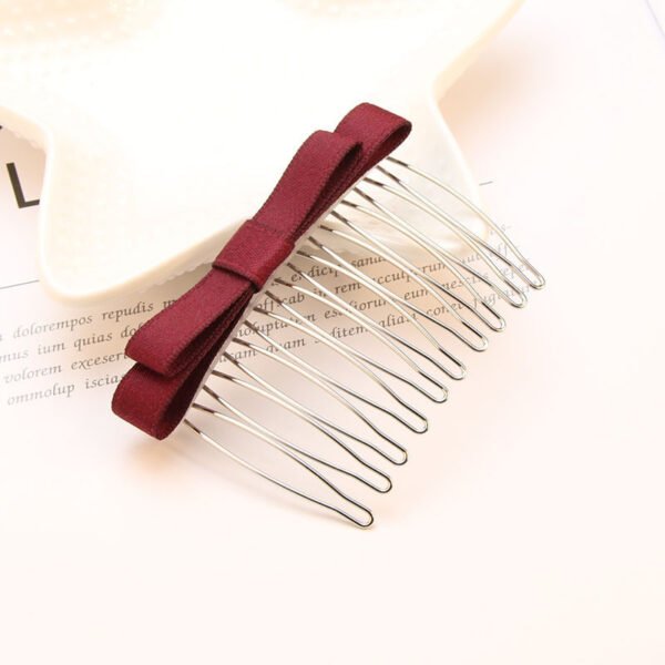 Bow Hair Comb Hair Clip Headdress Hair Clip - Image 7