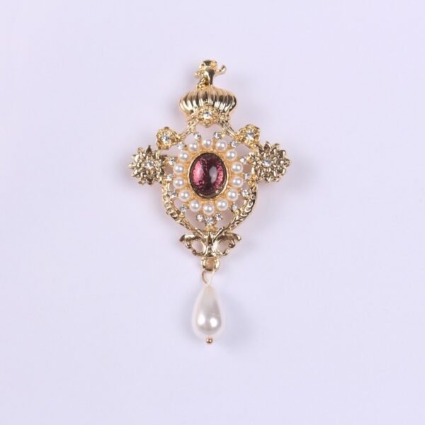 Design Court Retro Baroque Style Coat Brooch - Image 3