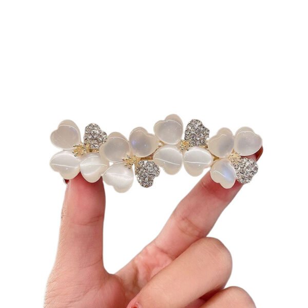Authentic South Korea Spring Dignified Flowers Word Headdress Elegant Hair Accessories - Image 3