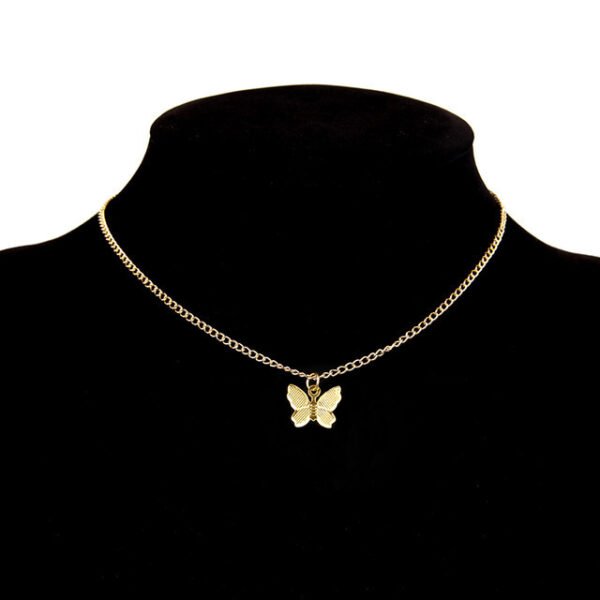 Women's Cute Fashion Butterfly Pendant Necklace - Image 4