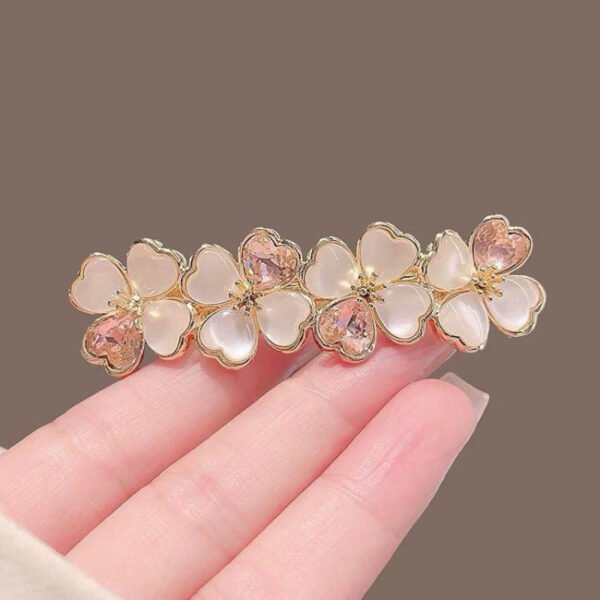 Authentic South Korea Spring Dignified Flowers Word Headdress Elegant Hair Accessories - Image 5