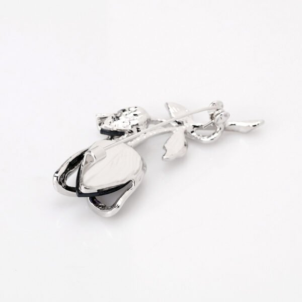 Elegant High-end Shell Rose Brooch - Image 6