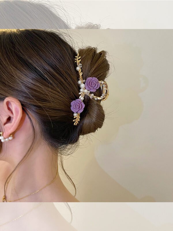 Shark Clip Female Back Head Grip Large Updo Hairpin - Image 7