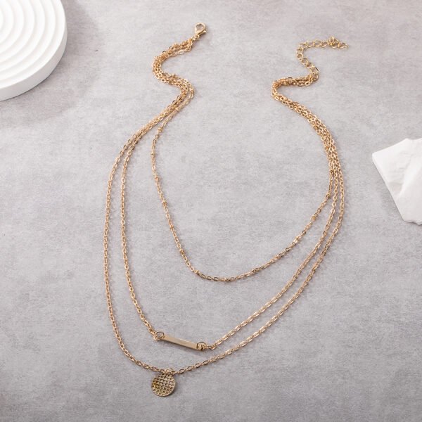 Necklace Drop Shape Rhinestone Small Pendant Necklace Neck Accessories - Image 4