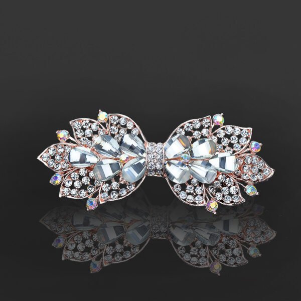 Rhinestone Barrettes Female Word Spring Clip - Image 7