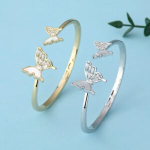 Natural Shell Asymmetric Butterfly Bracelet Sweet And Cool Temperament