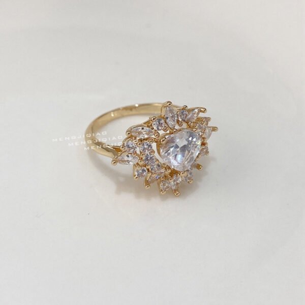 Fashion Love Diamond Ring Girl - Image 5