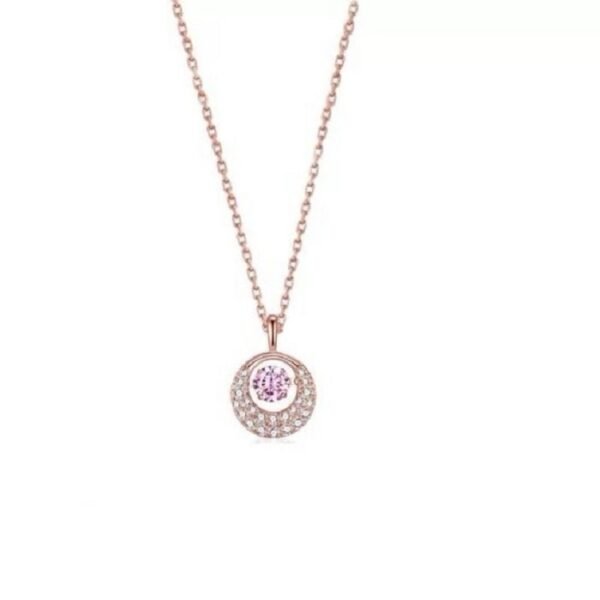 Pulse Heart Mobius Diamond Necklace - Image 3